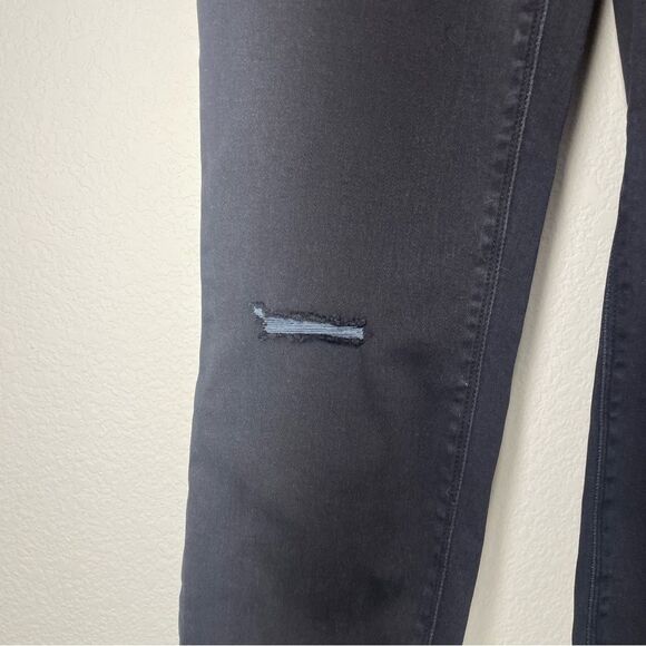 Spanx Distressed Ankle Skinny Denim Jean Legging Vintage Black Size Small - Picture 5 of 15